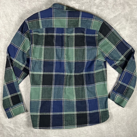 Madewell Flannel Mens XL Plaid Work Shirt Heavyweight Easy Fit Farmer Outdoors - Picture 6 of 11